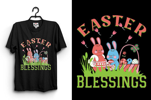 Easter Blessing T-Shirt Design Template: A Ready-to-Use Creative Asset