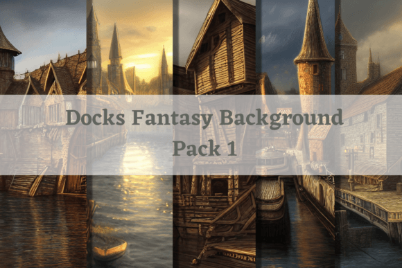 Fantasy Backgrounds Docks Pack 1: Evaluating a Whimsical Digital Asset for Creators