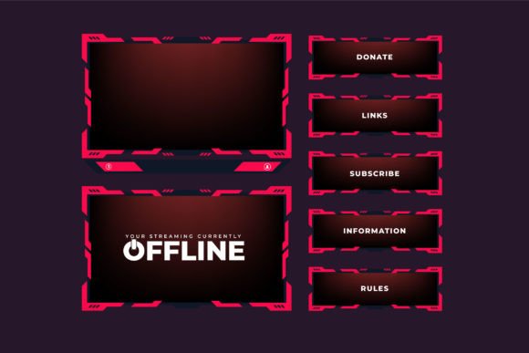Live Red Color Screen Border Design: Transforming Your Gaming and Streaming Visuals
