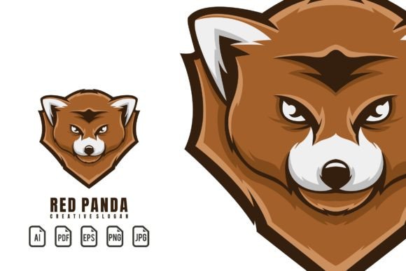 Red Panda Mascot Logo: A Versatile Vector Template for Modern Branding
