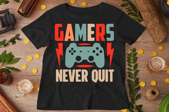 The Culture of Persistence: How Gamers Never Quit T-Shirt Designs Capture a Modern Ethos