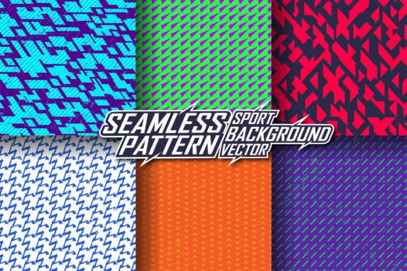 The Dynamic World of Abstract Sport Seamless Backgrounds
