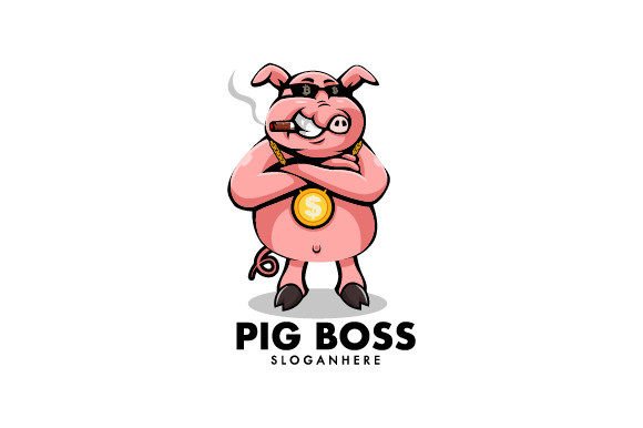 The Power of a Pig Boss Cartoon Mascot Logo: A Guide for Brand Building