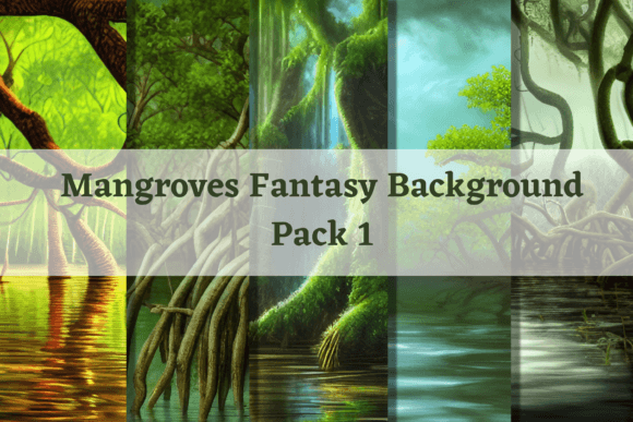 Unlock Creative Worlds with Fantasy Mangrove Swamp Backgrounds