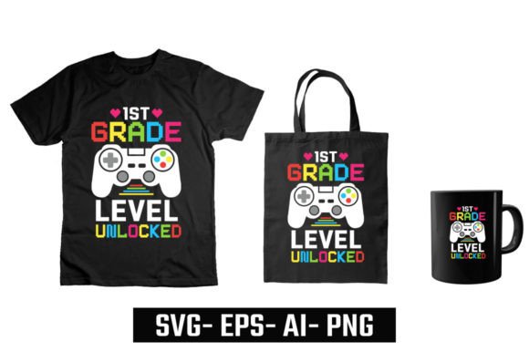 What Makes the 1st Grade Level Unlocked T-Shirt Design So Appealing?