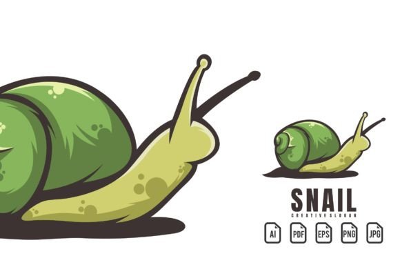 Your New Design Toolkit: The Snail Mascot Logo Template Explained